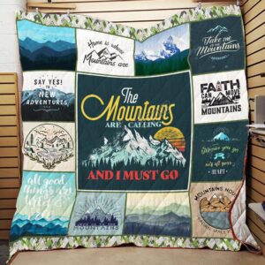 The Mountains Are Calling And I Must Go Quilt -Bt04_0908  Quilt